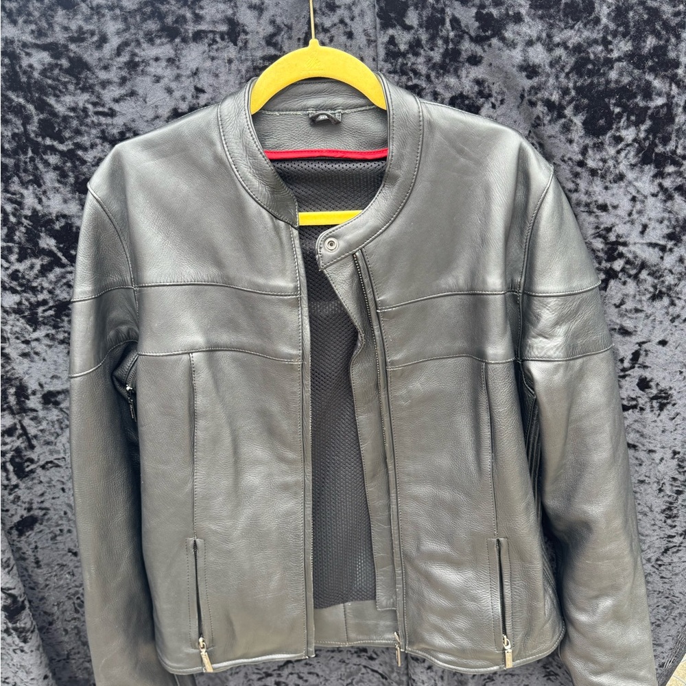 Women's Black Leather Jacket